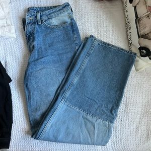 Patchwork Denim Jeans